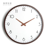 White Nordic Style Wall Clock Kitchen Essentials