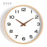 White Nordic Style Wall Clock Kitchen Essentials