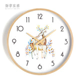 White Nordic Style Wall Clock Kitchen Essentials
