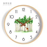 White Nordic Style Wall Clock Kitchen Essentials