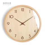 White Nordic Style Wall Clock Kitchen Essentials