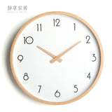 White Nordic Style Wall Clock Kitchen Essentials