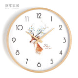 White Nordic Style Wall Clock Kitchen Essentials
