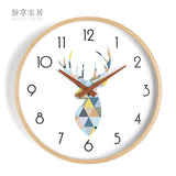 White Nordic Style Wall Clock Kitchen Essentials