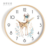 White Nordic Style Wall Clock Kitchen Essentials