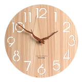 Wooden 12 inch 3D Wall Clock Kitchen Essentials