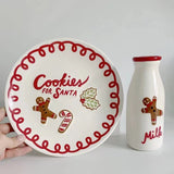 Xmas Ceramic Plate & Mugs Kitchen Essentials