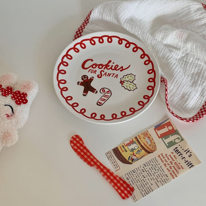 Xmas Ceramic Plate & Mugs Kitchen Essentials