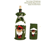 Xmas Velvet Wine Bottle Cover Kitchen Essentials