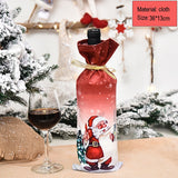 Xmas Velvet Wine Bottle Cover Kitchen Essentials