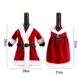Xmas Velvet Wine Bottle Cover Kitchen Essentials