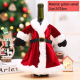 Xmas Velvet Wine Bottle Cover Kitchen Essentials