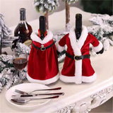 Xmas Velvet Wine Bottle Cover Kitchen Essentials
