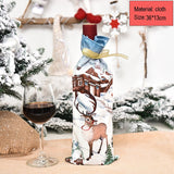 Xmas Velvet Wine Bottle Cover Kitchen Essentials