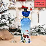 Xmas Velvet Wine Bottle Cover Kitchen Essentials