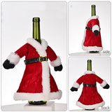Xmas Velvet Wine Bottle Cover Kitchen Essentials