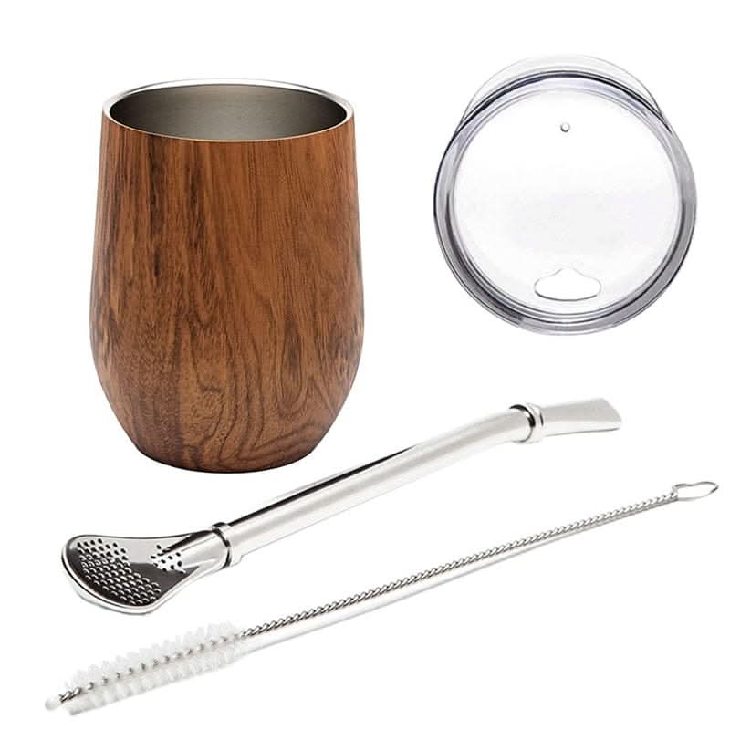 Yerba Mate Gourd Tea Cup Set 12O Kitchen Essentials